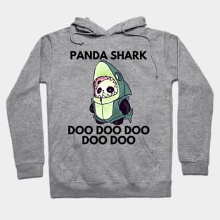 Just a Panda Who loves sharks Hoodie